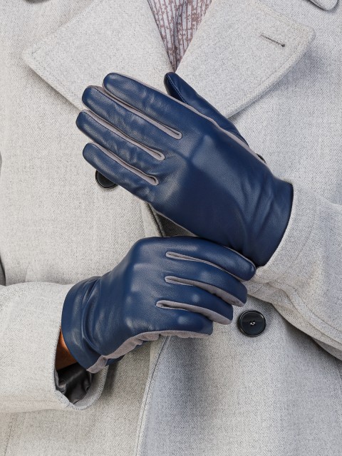 Классические перчатки IS8220 01-00030962, цвет синий, размер 8.5 - фото 2