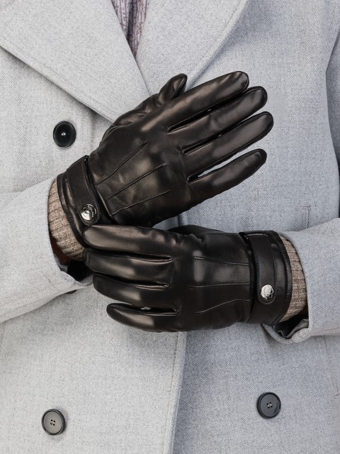 Классические перчатки IS8918 01-00023313, цвет черный, размер 8.5 - фото 3