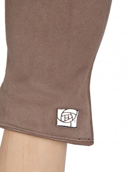 Классические перчатки Eleganzza IS992100sherst 00120328#7, цвет серо-коричневый, размер 7 - фото 2