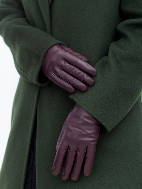 Классические перчатки ELEGANZZA IS953 01-00023355, цвет бордовый, размер 6.5 - фото 2