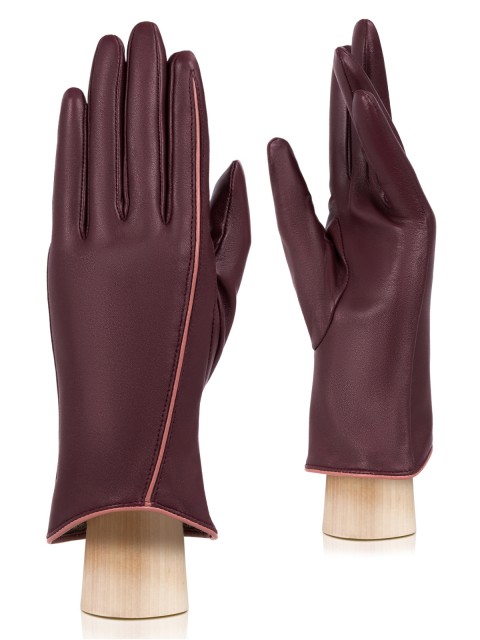 Классические перчатки ELEGANZZA IS963 01-00027369, цвет бордовый, размер 8 - фото 1