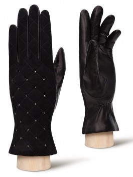 Fashion перчатки ELEGANZZA IS808 01-00028688, цвет черный, размер 7 - фото 1