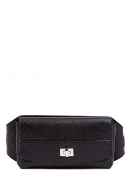 Женская сумка поясная Palio 17161AL-W1 01-00035439, цвет черный, размер 21х3х12 - фото 1
