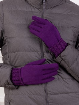Классические перчатки Labbra LB-PH-90 01-00034959#BZ, цвет фиолетовый, размер BZ - фото 2
