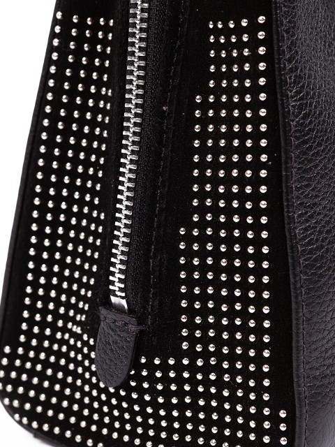 Женская сумка деловая Palio 17412A-W1 01-00035426, цвет черный, размер 22х7х18 - фото 4