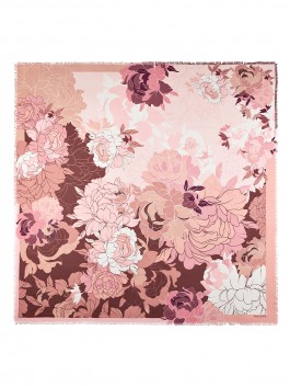Платок ELEGANZZA D34-1226 01-00036362, цвет розовый, размер 110х110 - фото 2