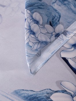 Шейный платочек ELEGANZZA SS03-8103 01-00036225, цвет голубой, размер 53х53 - фото 3