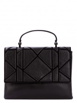 Женская сумка деловая Palio 17407A-W1 01-00035422, цвет черный, размер 26х10х21 - фото 1