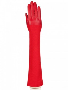 Длинные перчатки ELEGANZZA IS01015bezpodkladki 01-00020554, цвет красный, размер 8 - фото 1