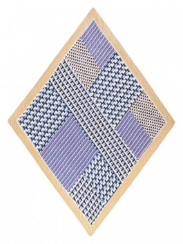 Платок Labbra LDR34-910 01-00036369, цвет синий, размер 70х70 - фото 2