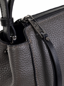 Женская сумка на руку Labbra L-HF3729-1 01-00038063, цвет светло-серый, размер Маленький - фото 4