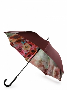 Зонт-трость ELEGANZZA T-05-29208D 01-00038004, цвет бордовый, размер D101 L86