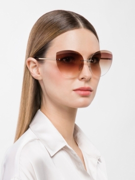Солнцезащитные очки Bellessa for Eleganzza 71107 01-00036443, цвет коричневый - фото 3