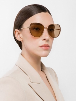 Солнцезащитные очки Bellessa for Eleganzza 120432 01-00036449, цвет коричневый - фото 2