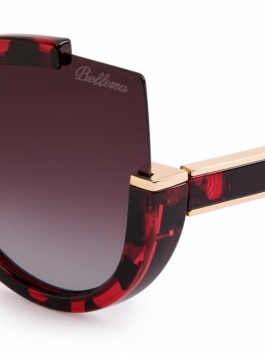 Солнцезащитные очки Bellessa for Eleganzza 120442 01-00036451, цвет бордовый - фото 3