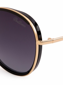 Солнцезащитные очки Bellessa for Eleganzza 120428 01-00036444, цвет черный - фото 3