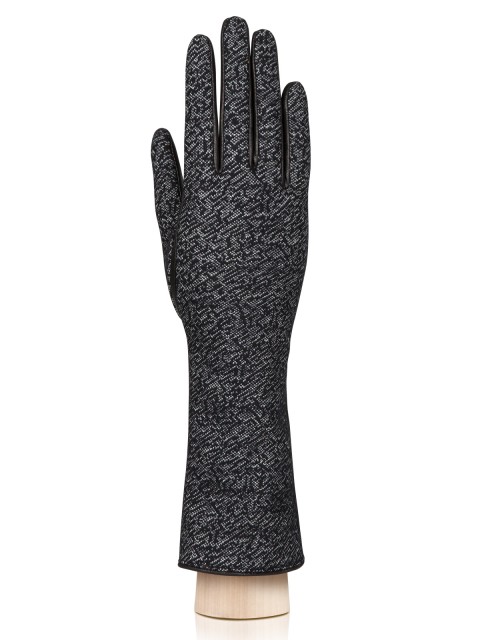 Длинные перчатки LB-02076 01-00019999, цвет черный, размер 7.5 - фото 1