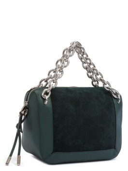 Женская сумка на руку ELEGANZZA Z8009-7468D 01-00038231, цвет зеленый, размер 26х11х18 - фото 2