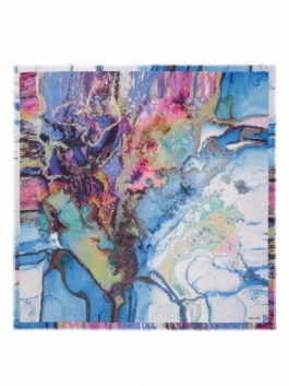 Платок ELEGANZZA E43-7257 01-00037850, цвет лиловый, размер 110х110 - фото 2