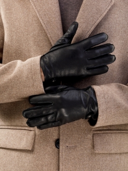 Классические перчатки ELEGANZZA OS459 01-00036968#8, цвет черный, размер 8 - фото 5