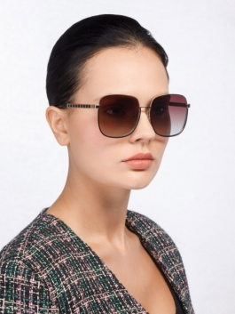 Солнцезащитные очки ELEGANZZA 120550 01-00038708, цвет коричневый - фото 3
