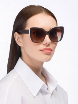 Солнцезащитные очки ELEGANZZA 120563 01-00038750, цвет коричневый - фото 3