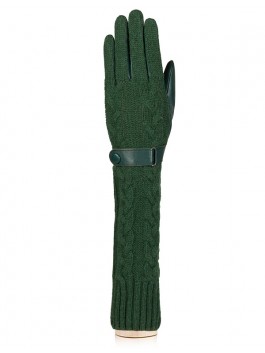 Длинные перчатки LB-02073 01-00010430, цвет зеленый, размер 6.5