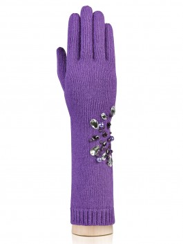 Длинные перчатки Labbra LB-ST04 01-00015721#BZ, цвет фиолетовый, размер BZ - фото 1