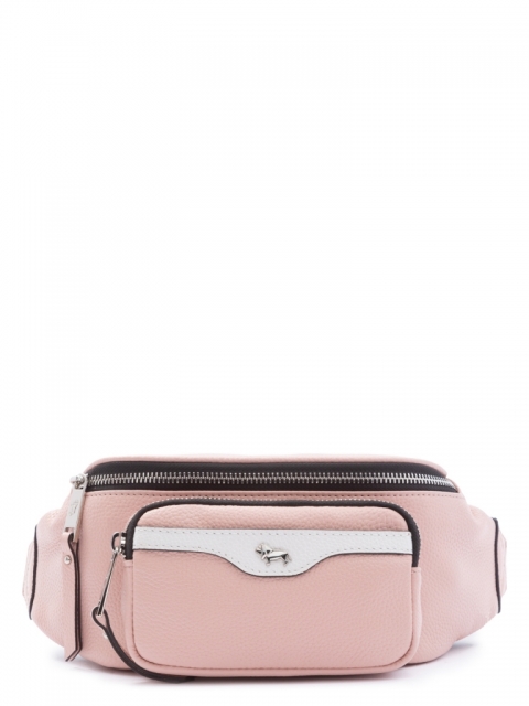 Женская сумка поясная Labbra L-D23919-1 01-00039496, цвет розовый, размер 30х10.5х12 - фото 1