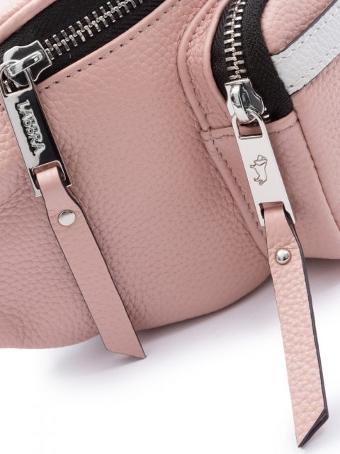 Женская сумка поясная Labbra L-D23919-1 01-00039496, цвет розовый, размер 30х10.5х12 - фото 4