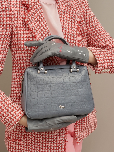 Женская сумка на руку Labbra L-HF3826 01-00039250, цвет светло-серый, размер 24.5х13х18.5 - фото 5