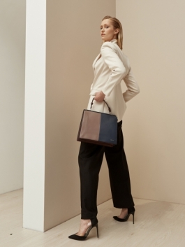 Женская сумка деловая Palio 17338A-W1 01-00035425, цвет синий, размер 28х13х25 - фото 7