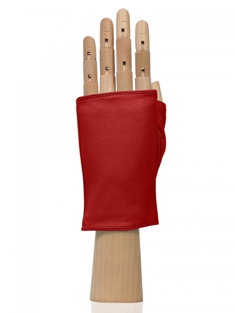 Перчатки без пальцев, митенки ELEGANZZA 00320 01-00030008, цвет красный, размер 7