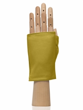 Перчатки без пальцев, митенки ELEGANZZA 00320 01-00030007, цвет желтый, размер 7.5