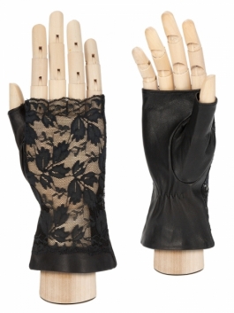 Перчатки без пальцев, митенки ELEGANZZA 00388 01-00014291, цвет черный, размер 7.5