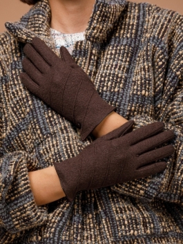 Классические перчатки Labbra LB-PH-47 01-00030856, цвет коричневый, размер S - фото 2