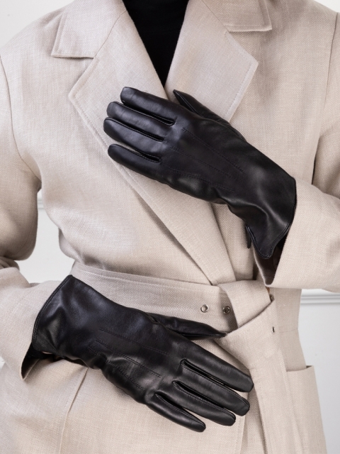 Классические перчатки ELEGANZZA IS825 01-00037054, цвет черный, размер 6 - фото 3