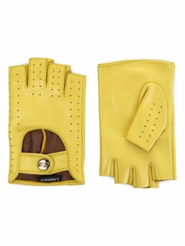 Автомобильные перчатки LB-1005 01-00042483, цвет желтый, размер 8 - фото 2
