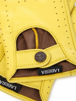 Автомобильные перчатки LB-1005 01-00042483, цвет желтый, размер 8 - фото 3