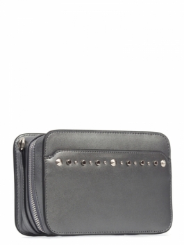 Женская сумка кросс-боди L-16344 01-00027863, цвет темно-серый, размер 19х8х13.5 - фото 2