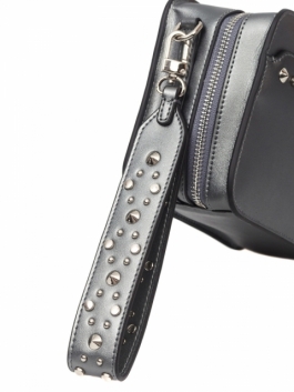Женская сумка кросс-боди L-16344 01-00027863, цвет темно-серый, размер 19х8х13.5 - фото 4