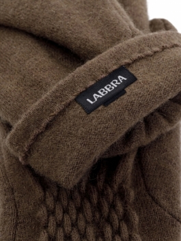 Классические перчатки Labbra LB-PH-46 01-00040799, цвет серо-коричневый, размер S - фото 4