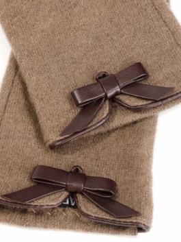 Fashion перчатки Labbra LB-PH-48 01-00020258, цвет серо-коричневый, размер S - фото 2