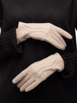 Классические перчатки Labbra LB-PH-75 01-00036860, цвет бежевый, размер S - фото 5