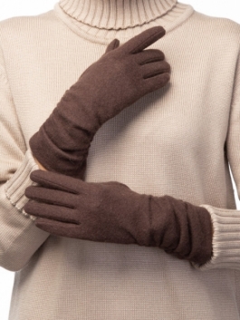 Классические перчатки Labbra LB-PH-65 01-00005176, цвет коричневый, размер M - фото 5