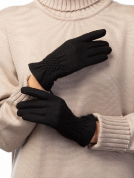 Классические перчатки Labbra LB-PH-75 01-00003892, цвет черный, размер S - фото 6