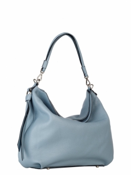 Женская сумка на руку ZLX-1514 01-00033482, цвет голубой, размер 42х12х28 - фото 2