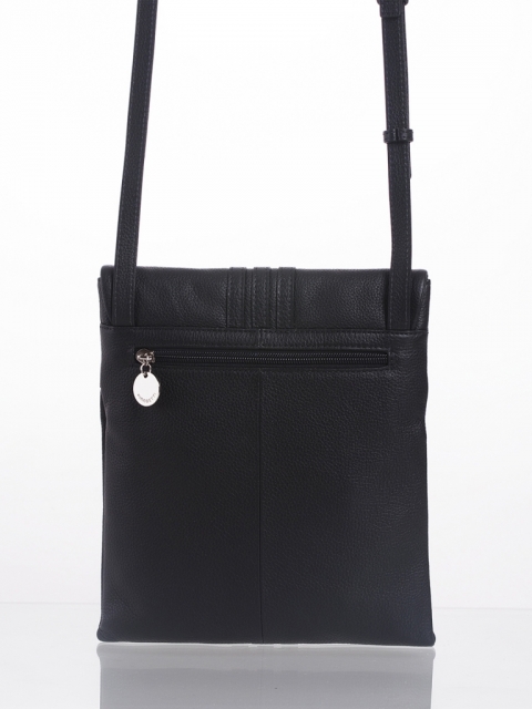 Женская сумка кросс-боди 13335BL 01-00016342, цвет черный, размер 23.5х1х27 - фото 3