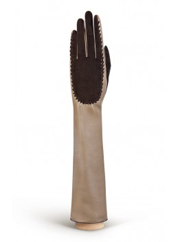 Длинные перчатки ELEGANZZA IS08086 01-00003814, цвет серо-коричневый, размер 6.5