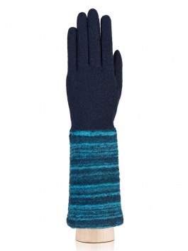 Длинные перчатки Labbra LB-PH-1605 01-00023804, цвет синий, размер S